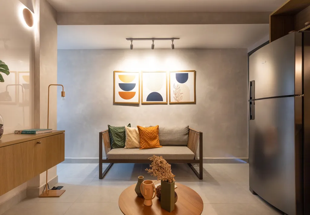 Living de um flat do Urban 750