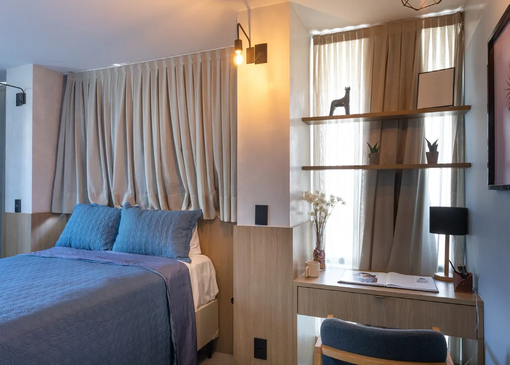 Quarto de um flat do Urban 750