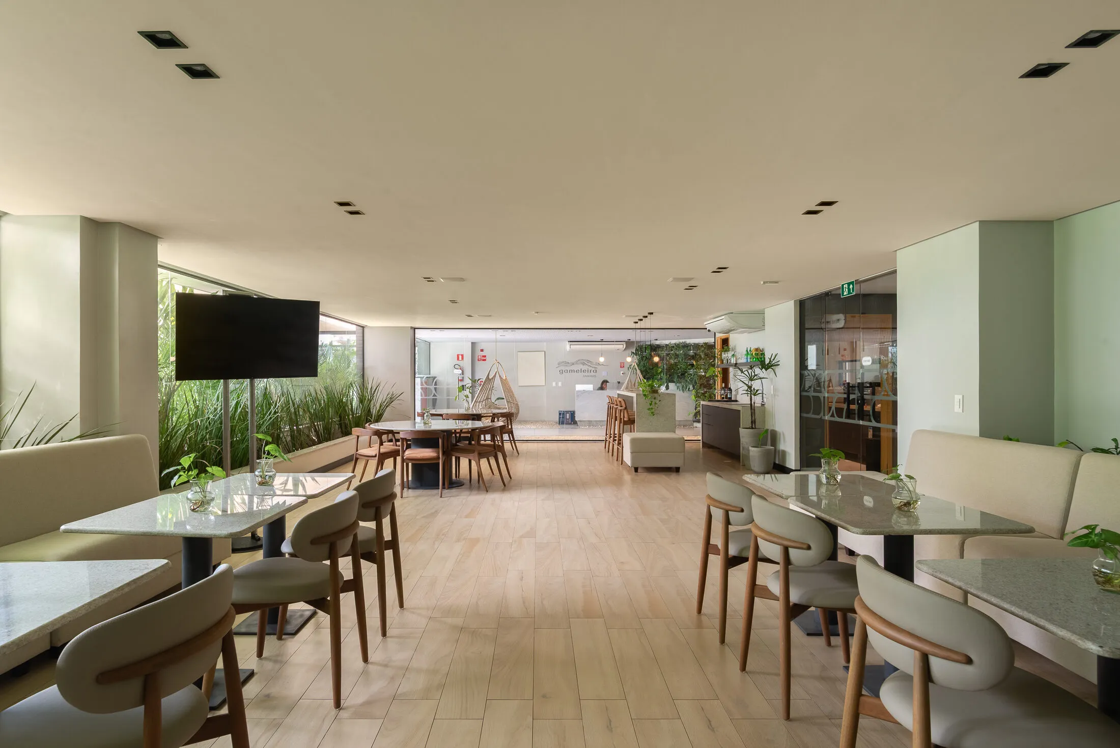Lounge de convivência do Gameleira Jardins
